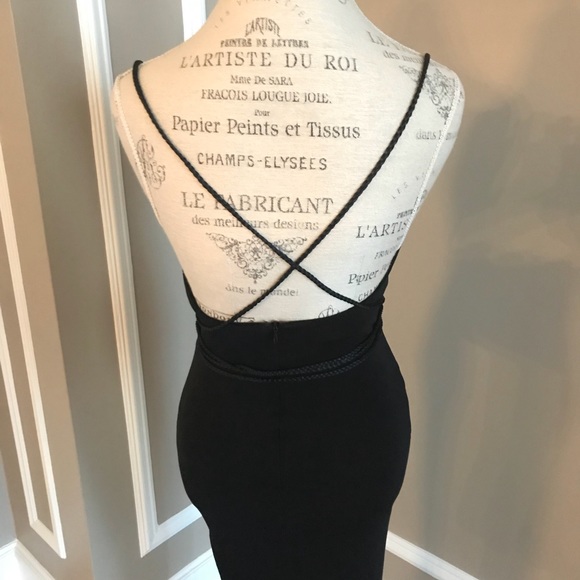 Todd Oldham Black Dress Sz Small - Picture 3 of 8